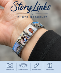 StoryLinks™ Custom Photo Italian Style Charm Bracelet