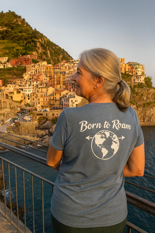 Born to Roam Women’s relaxed v-neck t-shirt