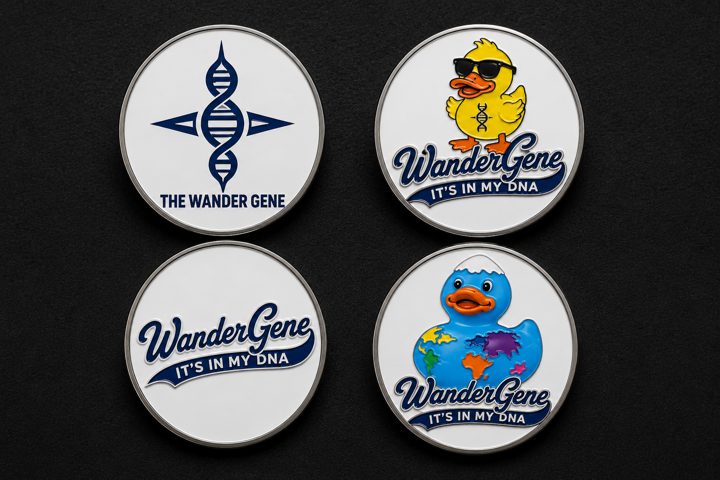 Wander Gene Collector Lapel Pin — Choose Your Design (1 Pin)