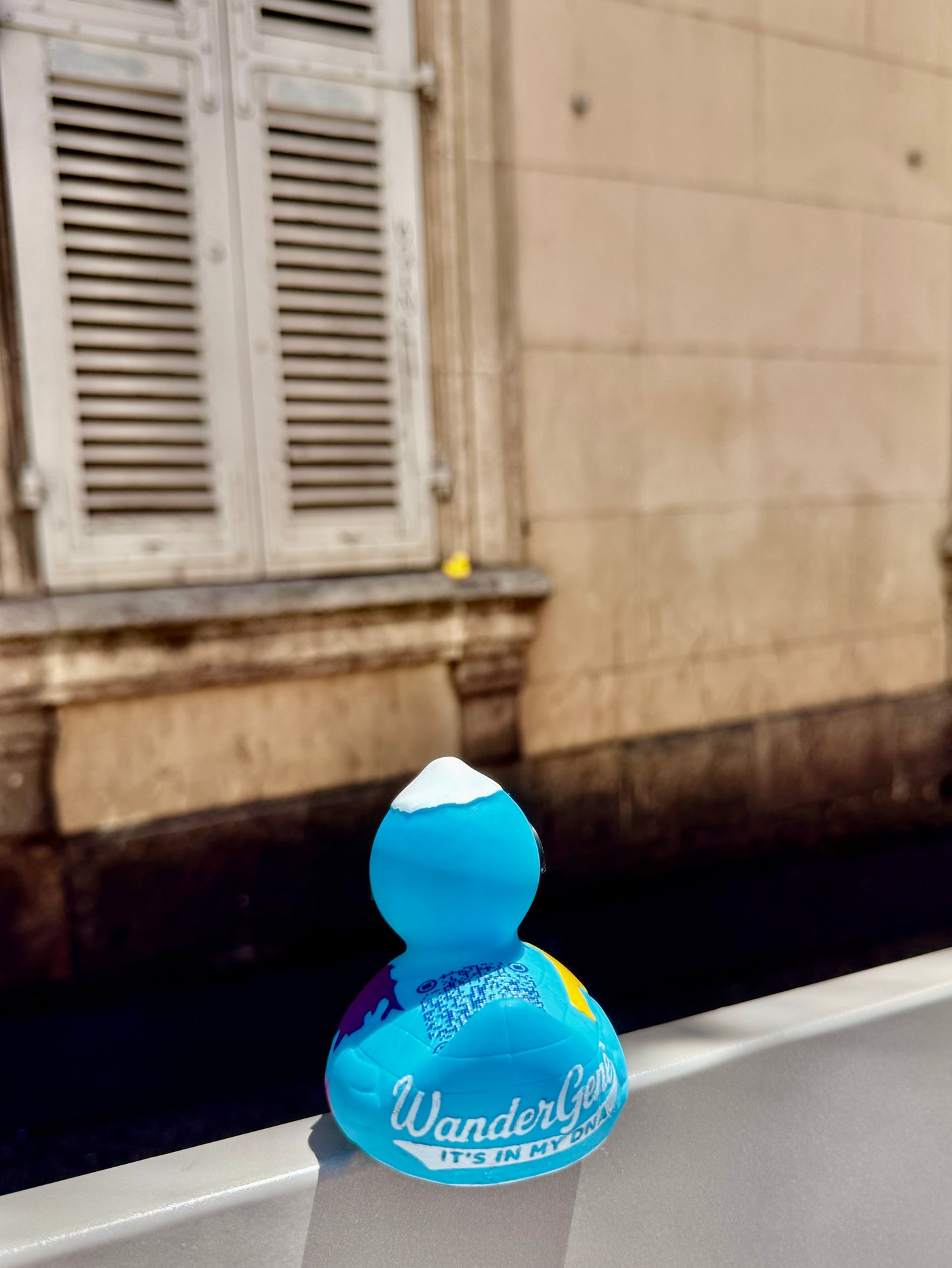 The Wander Gene Signature Travel the World Rubber Duck — Customizable Design