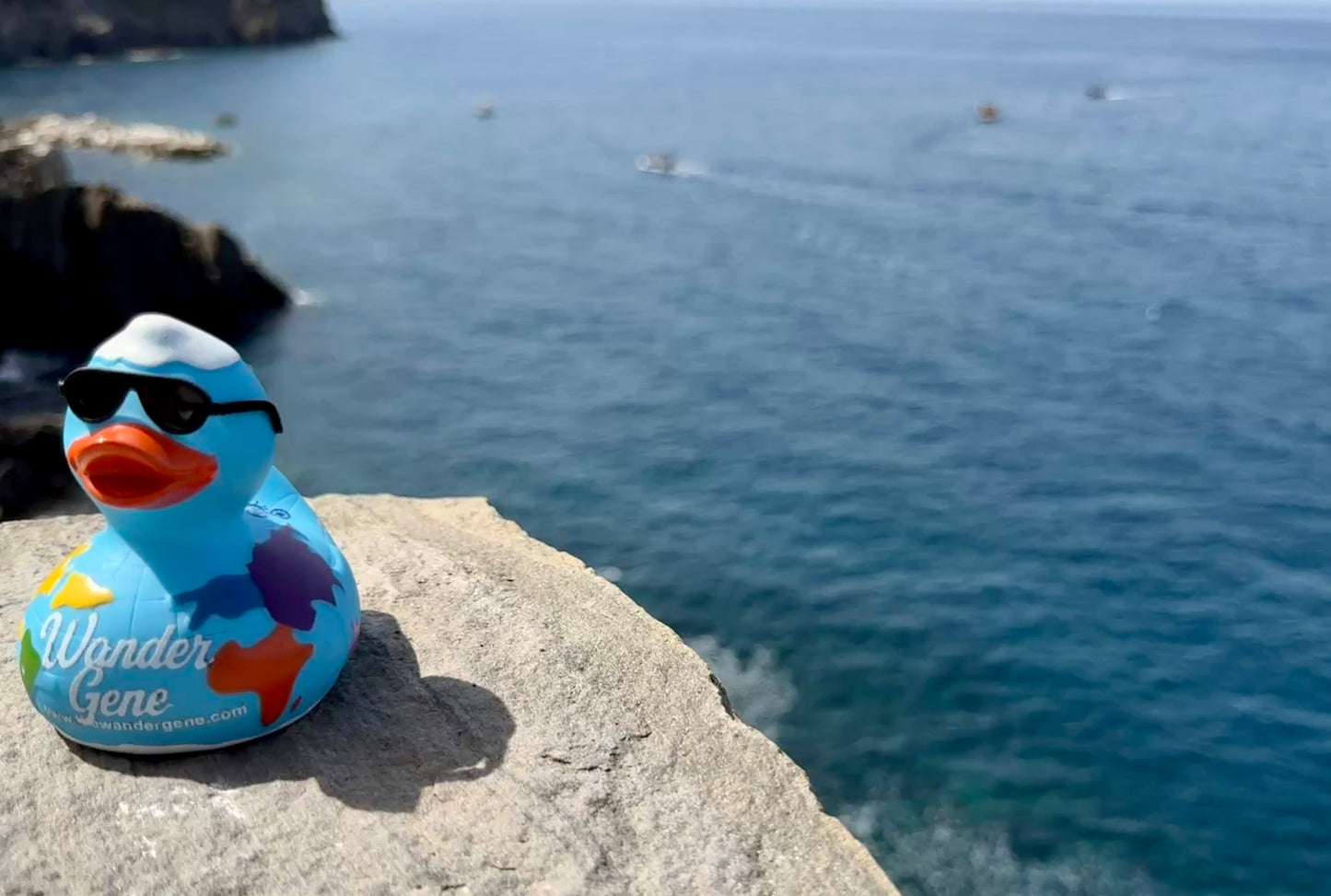 The Wander Gene Signature Travel the World Rubber Duck — Customizable Design