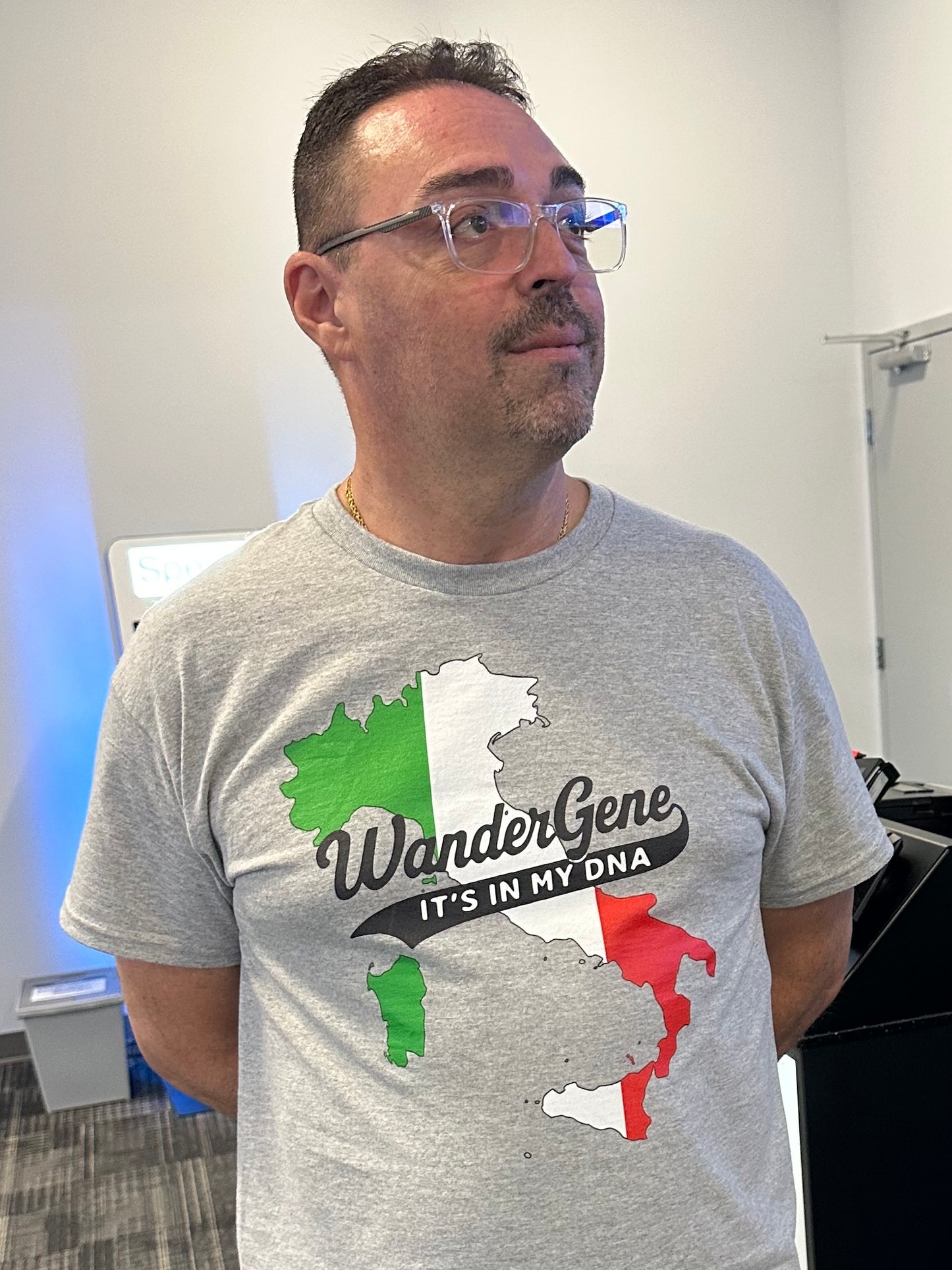 Wander Gene in Italy Unisex classic tee