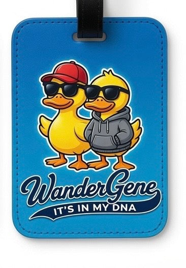 Wander Gene Wander Duck Luggage/Bag Tag
