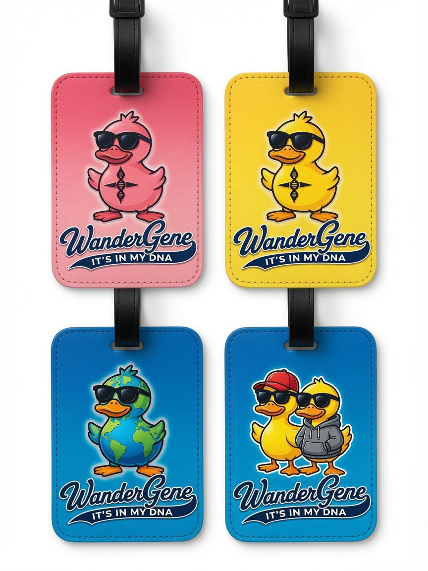 Wander Gene Wander Duck Luggage/Bag Tag