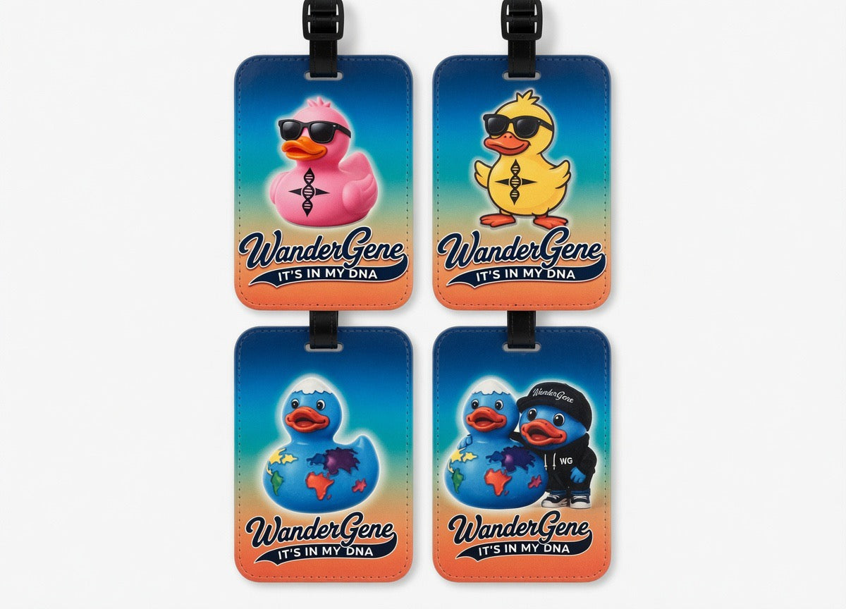 Wander Gene Wander Duck Luggage/Bag Tag