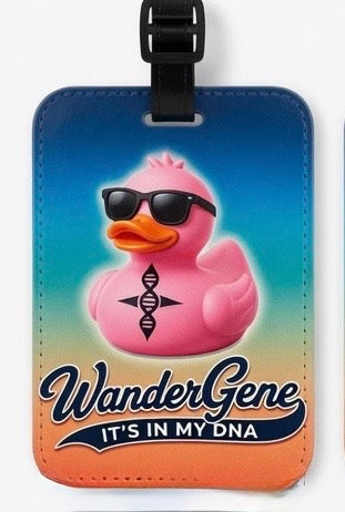 Wander Gene Wander Duck Luggage/Bag Tag