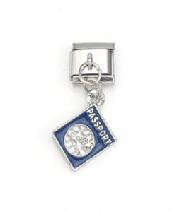 Wander Gene™ Wander the World Italian Charm Bracelet, Watchband and Keychain