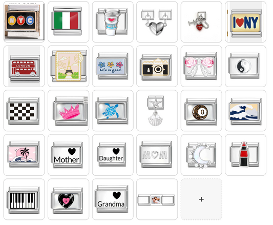 Wander Gene™ Wander the World Italian Charm Bracelet, Watch Band & Keychain