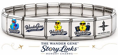 Wander Gene StoryLinks™ Charm Bracelet, Watch Band & Keychain